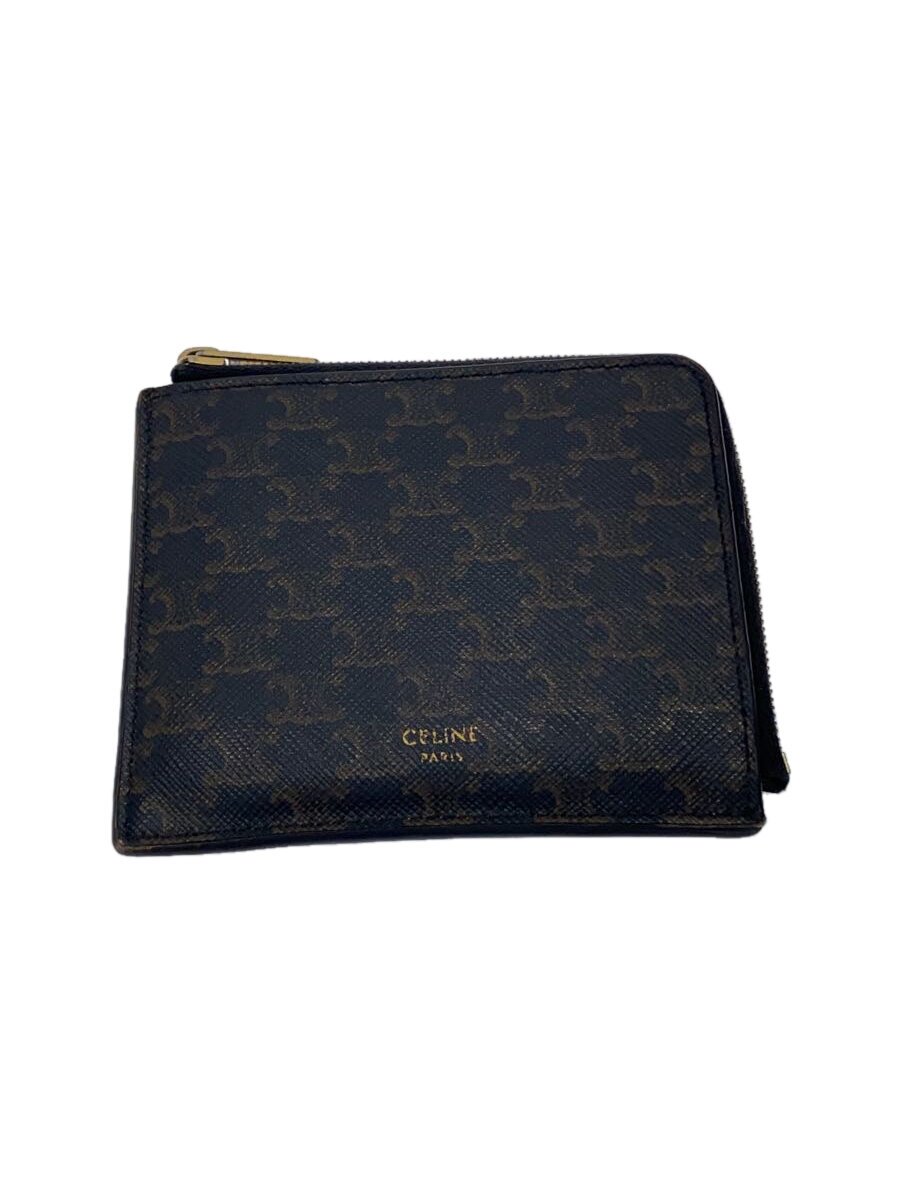 【中古】CELINE◆コインケース/--/BRW/総柄/レディース/汚れた状態思いめぐらす【服飾雑貨他】