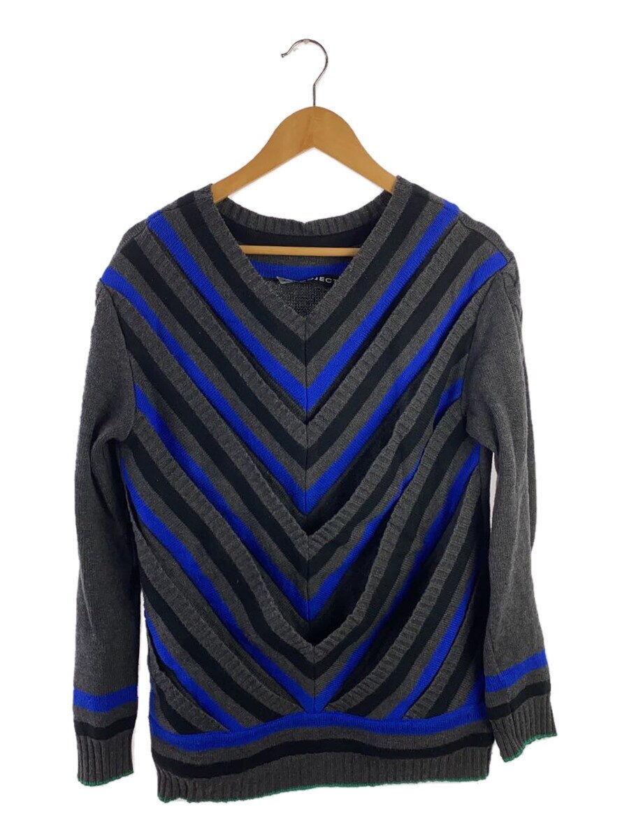 【中古】Y/PROJECT◆19SS/編み物・プルオーバー(朦々たる)/M/綿織物/GRY/間借り人/MPULL20-S14【メンズウェア】