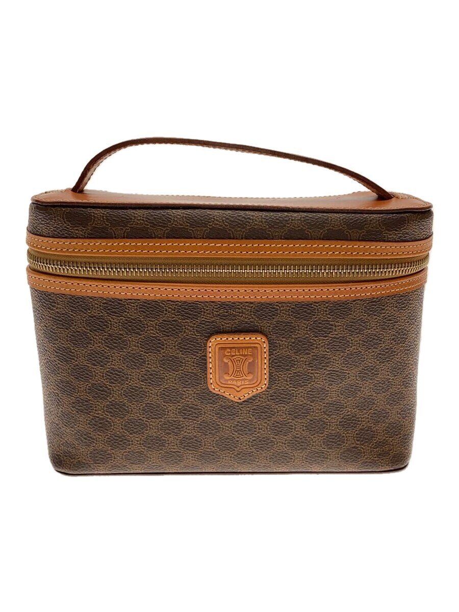 【中古】CELINE◆ハンドバック/--/赤銅色/茶/総柄/MC96/【御徒面子】
