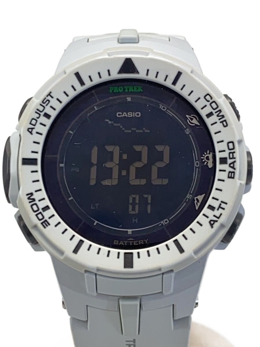 【中古】CASIO◆ソーラーウオッチ・PROTREK/デジタル【服飾雑貨他】