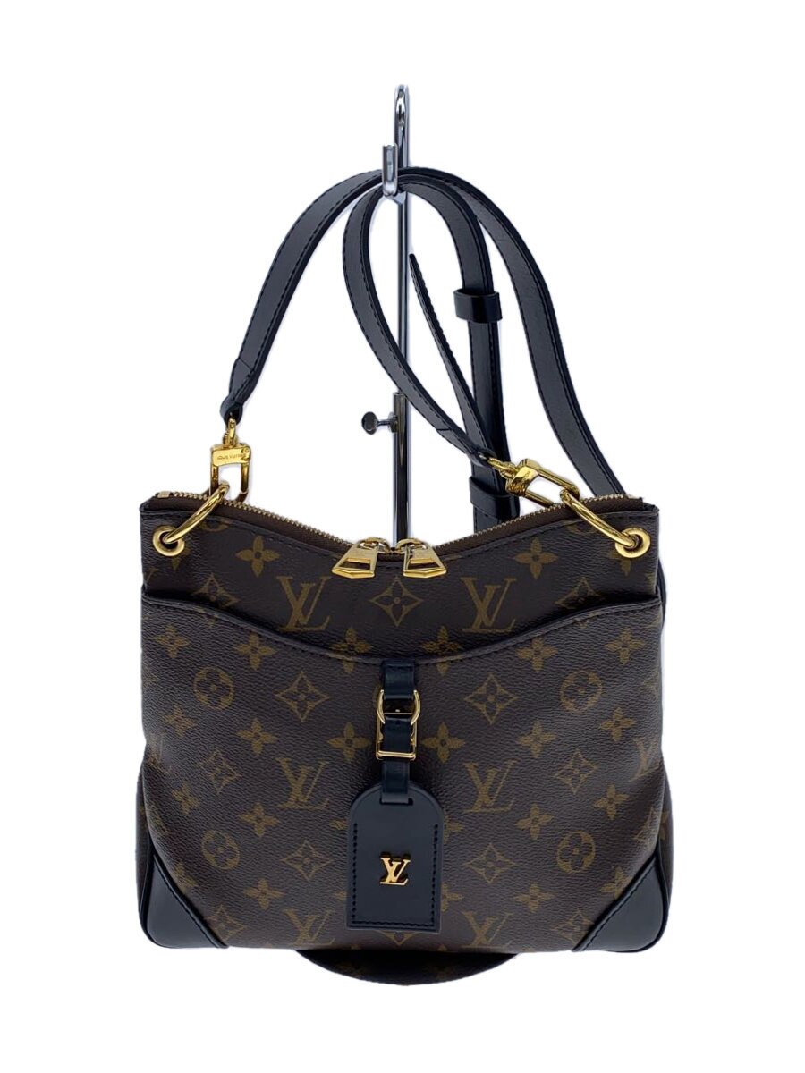 【中古】LOUIS VUITTON◆オデオンNM PM_モノグラム・キャンバス_BRW/PVC/BRW/総柄/内側シミ//【バッグ】|2nd STREET 店