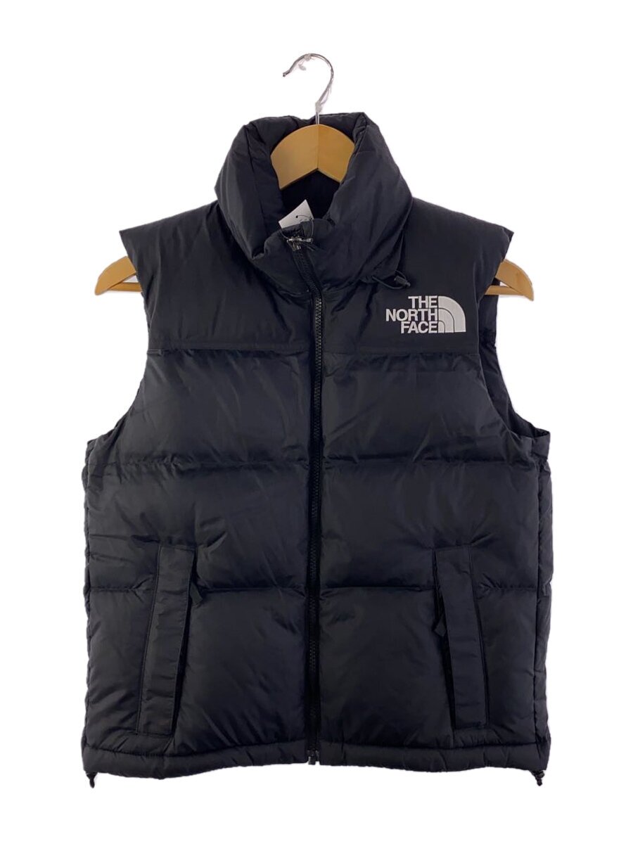 【中古】THE NORTH FACE◆NUPTSE VEST_ヌプシベスト/S/ナイロン/黒いこと/NDW92233【レディース御召しもの】