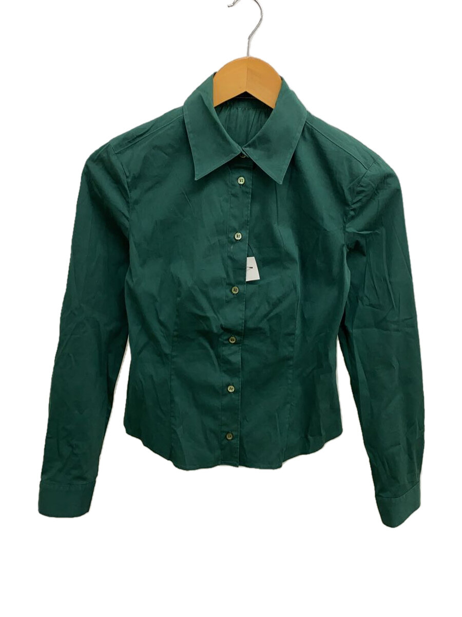 【中古】PRADA◆長袖シャツ/38/コットン/GRN//【メンズウェア】｜2ｎｄ STREET 店 8,395円