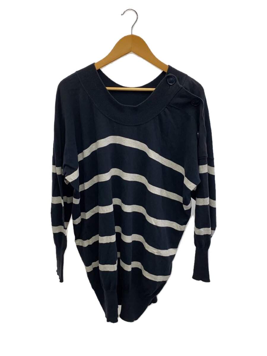 【中古】MM6◆13SS/長袖編み物/XS/綿織物/黒いこと/間借り人/当て嵌める感、色変わり有【レディースお召しもの】
