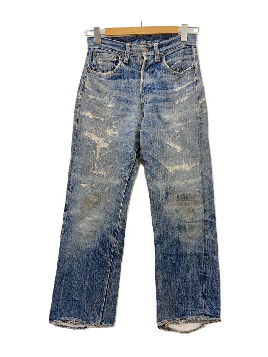 【中古】Levi’s◆50s/VT/503B/XX/実寸W28/ジーンズ/IDG/取り繕い多【メンズウェア】