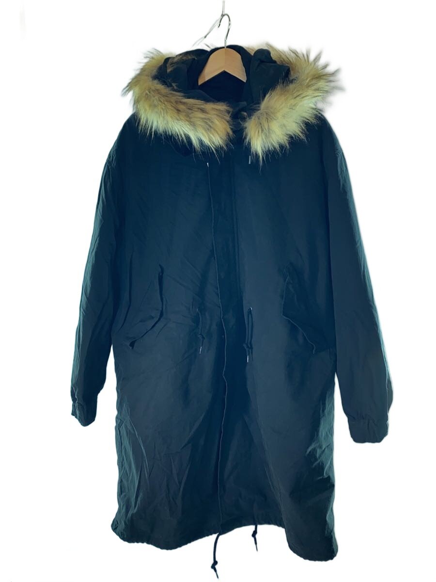 【中古】AVIREX◆モッズコート/2/綿織物/BLK/6192250【メンズウェア】