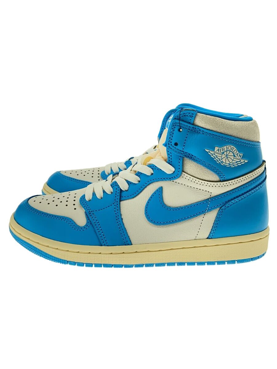 【中古】NIKE◆AIR JORDAN 1 HIGH OG_エア湖 ジョーダン 1 HIGH OG/25.5糎/BLU【シューズ】