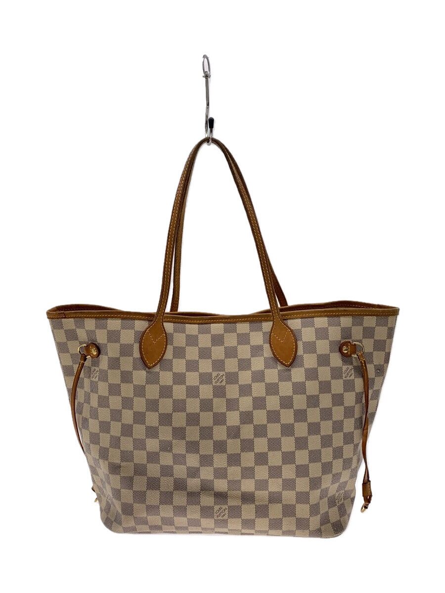 【中古】LOUIS VUITTON◆1)ネヴァーフルMM_ダミエ・アズール_WHT/PVC/WHT//【バッグ】|2nd STREET 店