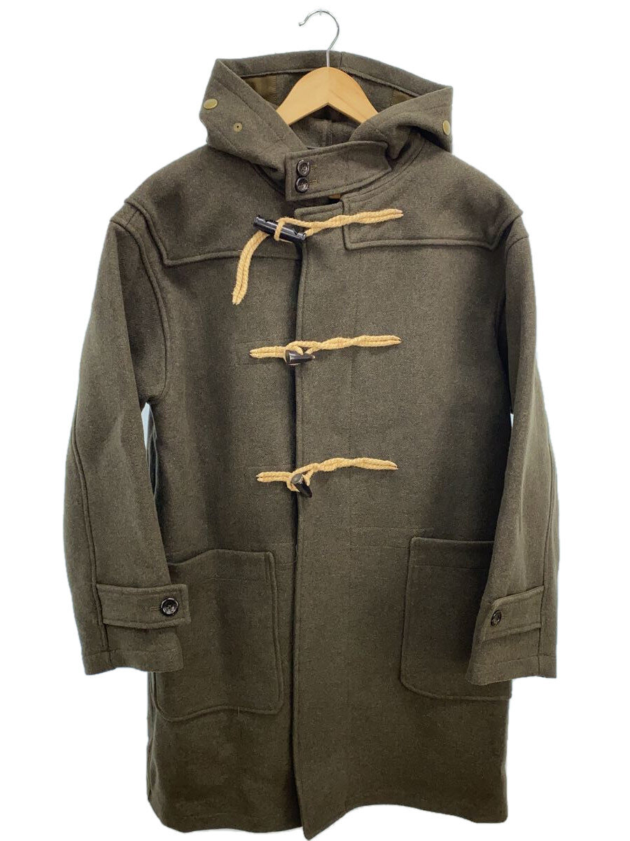 【中古】A.P.C.◆MANTEAU COLIN/フーデッドダッフルコート/FREE/羊毛/KHK/23236-1-27691【メンズウェア】