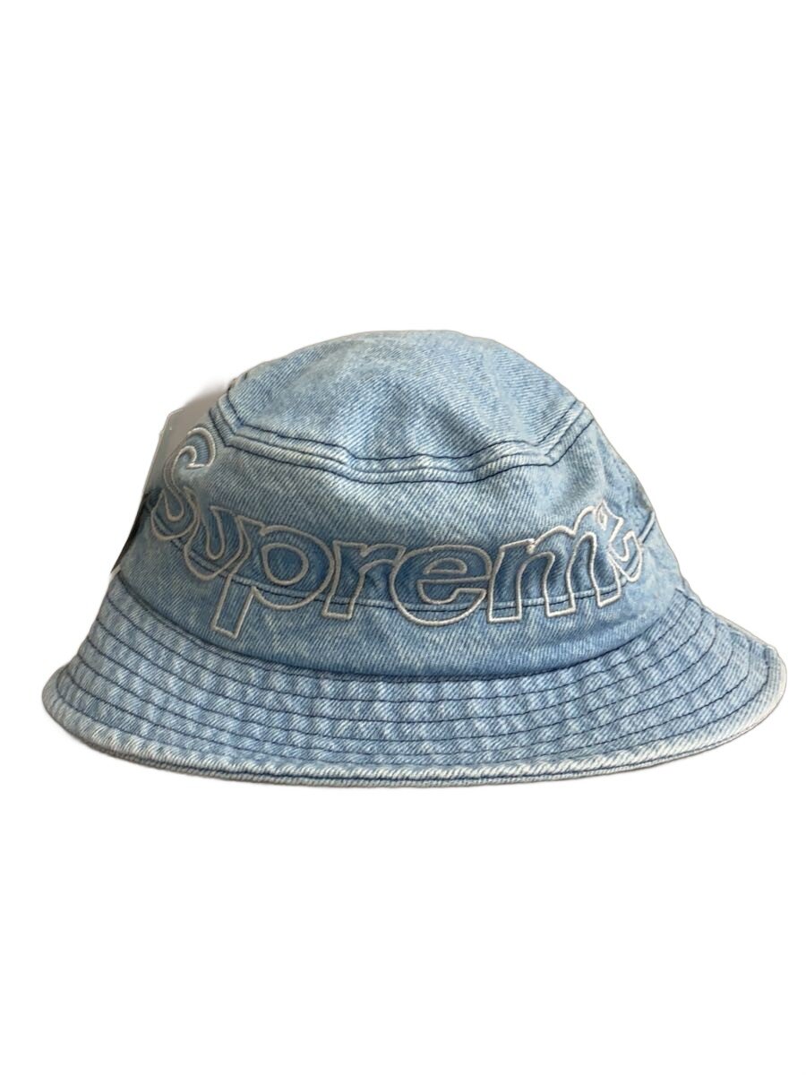 【中古】Supreme◆23SS/OUTLINE CRUSHER DENIM HAT/シミ有/井戸釣瓶かぶり笠/ジーンズ/IDG/メンズ//【服飾雑貨他】
