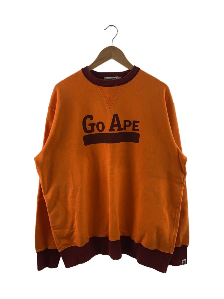 【中古】A BATHING APE◆スウェット/XL/コットン/ORN/Go Ape/毛羽立ち有【メンズウェア】｜2ｎｄ STREET 店
