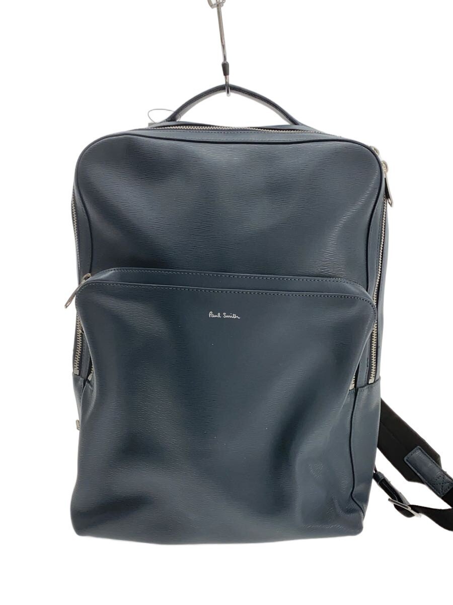【中古】Paul Smith◆リュック/レザー/NVY/N904//【バッグ】|2nd STREET 店