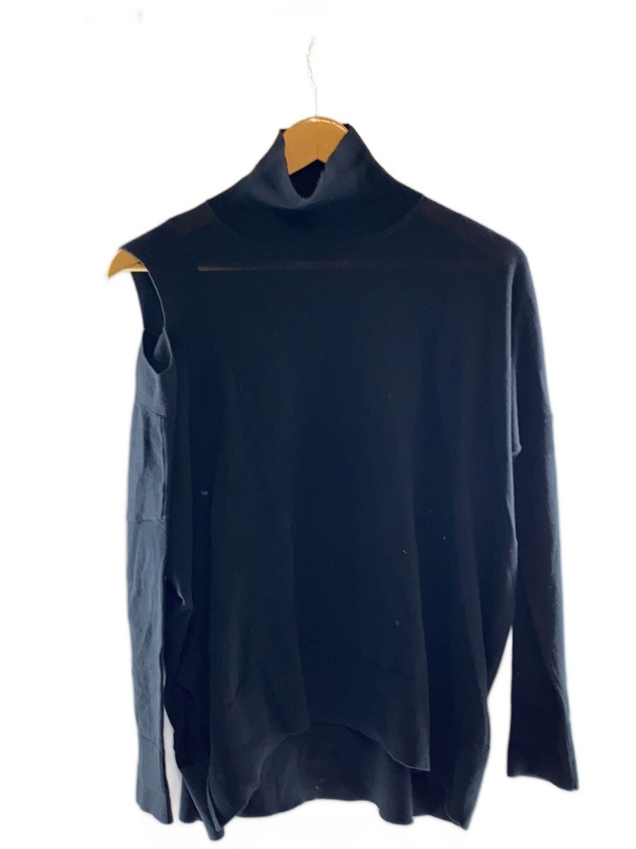 【中古】ALLSAINTS◆CECILY JUMPER/編み物・プルオーバー(薄っぺら)/XS/綿織物/BLK【レディース御召しもの】