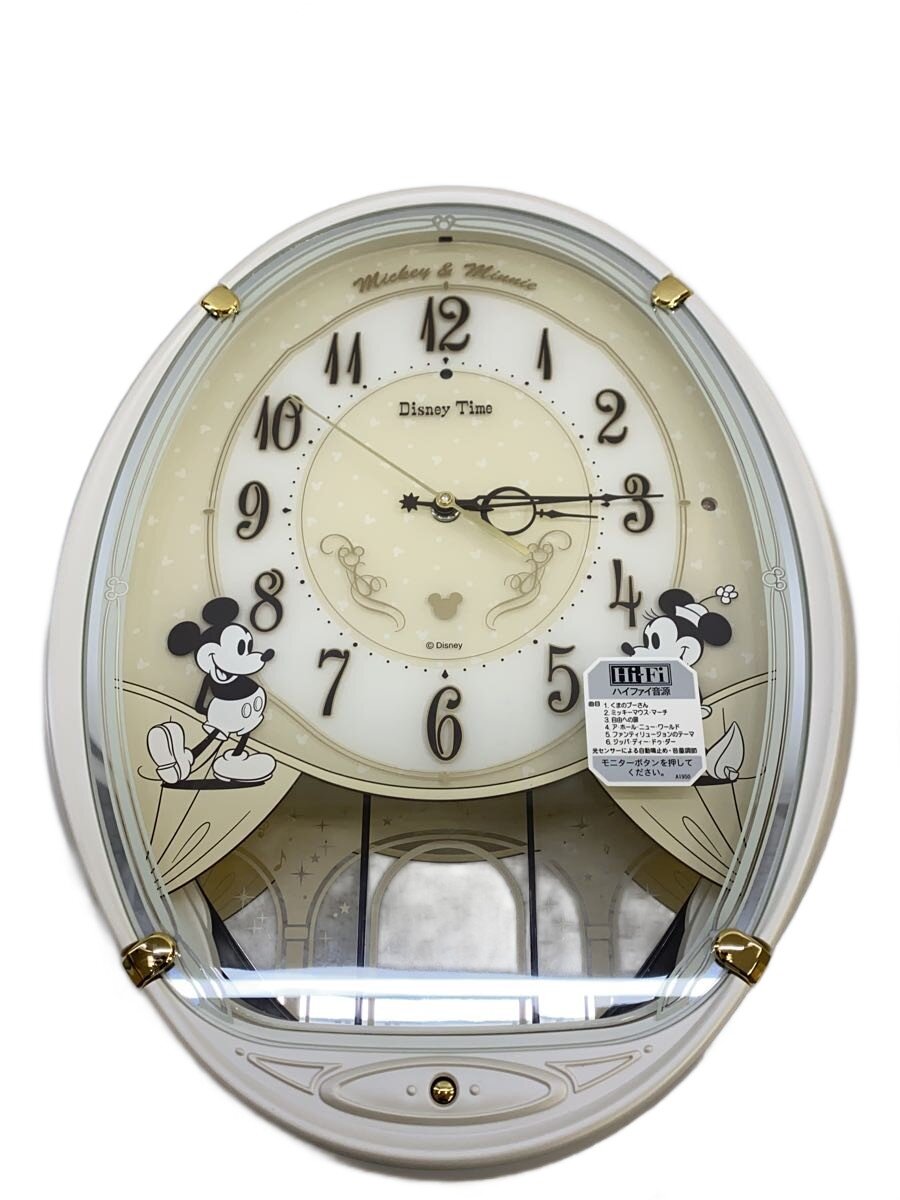 【中古】SEIKO◆時計/電波時計/WHT/FW579W【インテリア小物・日用雑貨】