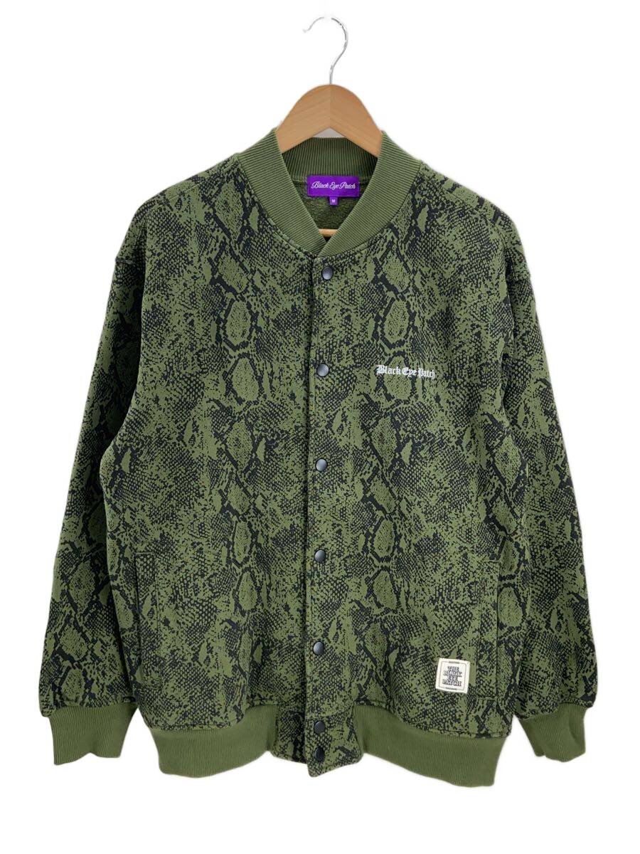 【中古】Blackeyepatch◆oe logo python sweat stadium jacket/ジャケット/M/コットン/GRN【メンズウェア】|2nd STREET 店
