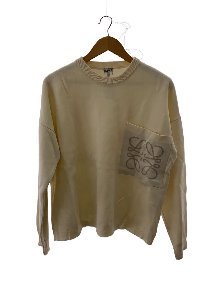 【中古】LOEWE◆編み物・ティーシャツ(朦朦たる)/XS/綿織物/WHT/H526Y14KDK//【メンズウェア】