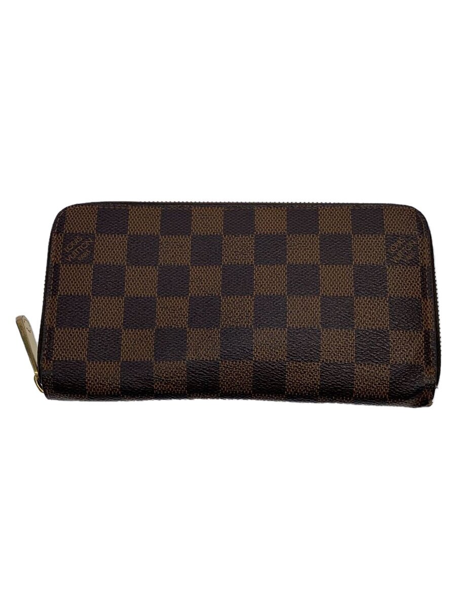 【中古】LOUIS VUITTON◆1)ジッピー・ウォレット_ダミエ・エベヌ_BRW/PVC/BRW/メンズ【服飾雑貨他】｜2ｎｄ STREET 店 20,838円