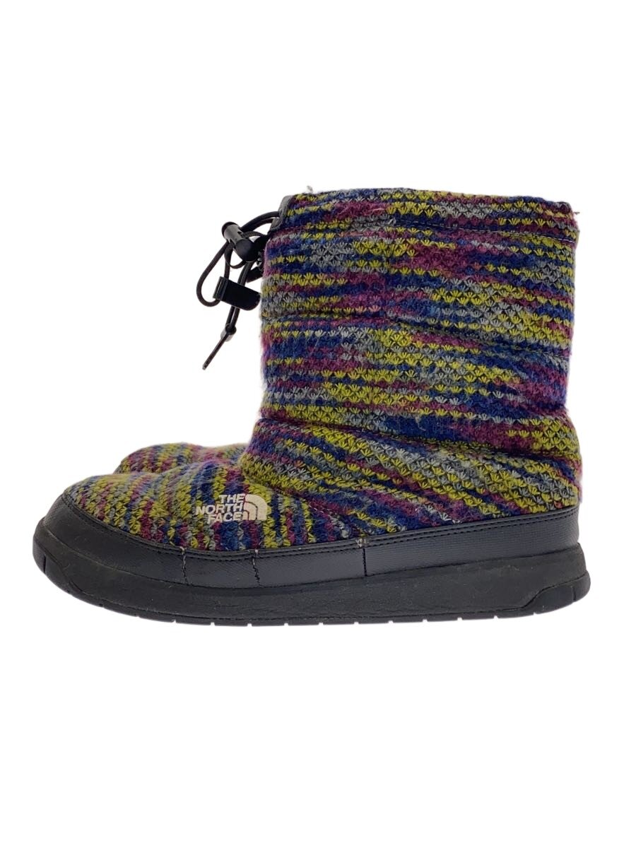 【中古】THE NORTH FACE◆W Nuptse Bootie Wool 2/25糎/マルチ色合い/NFW51684【シューズ】