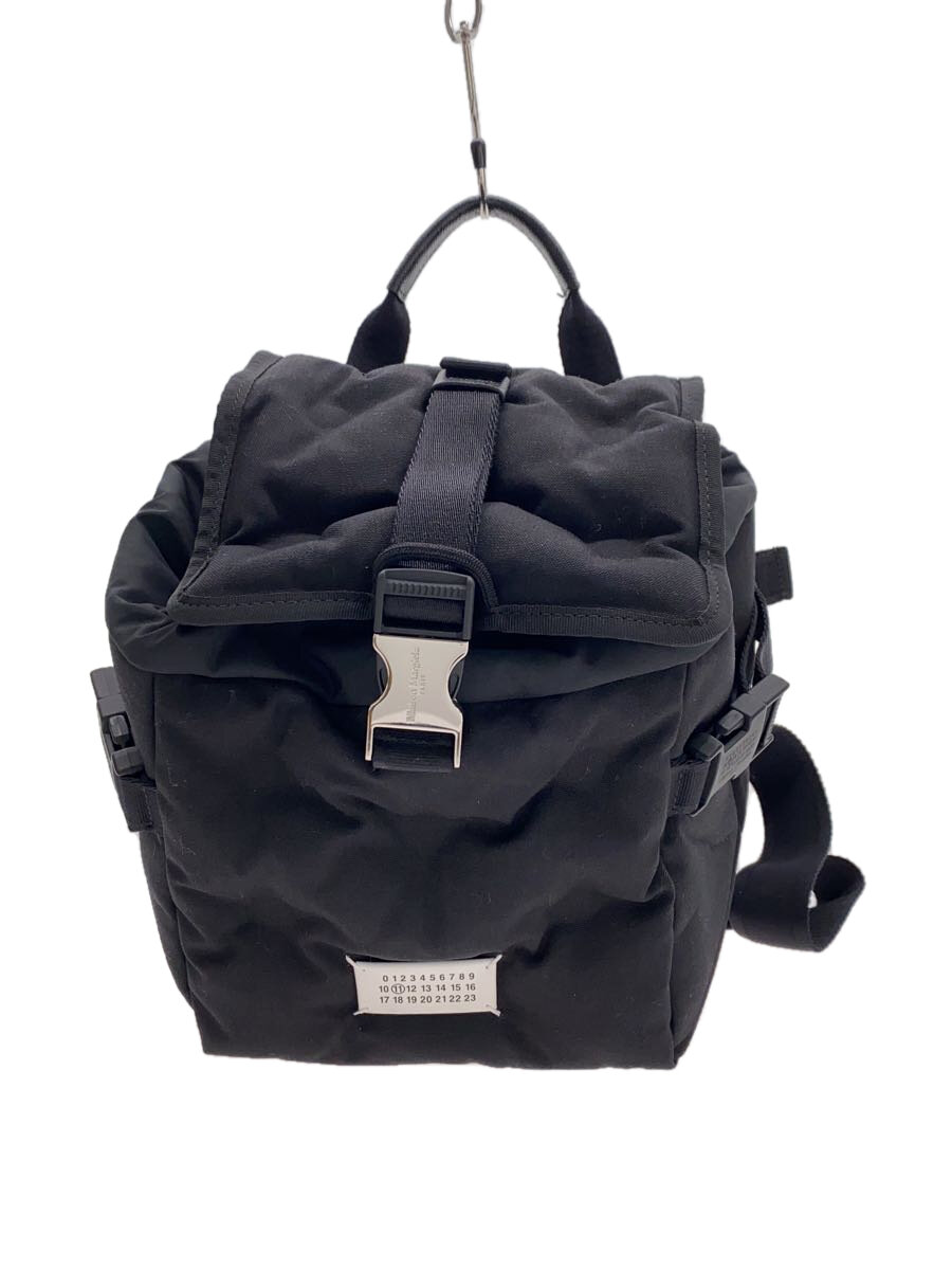 【中古】Maison Margiela◆背嚢/うしろ側風呂敷き包み/暦引き舟/真四角//BLK/SB2WA0003//【御徒面子】