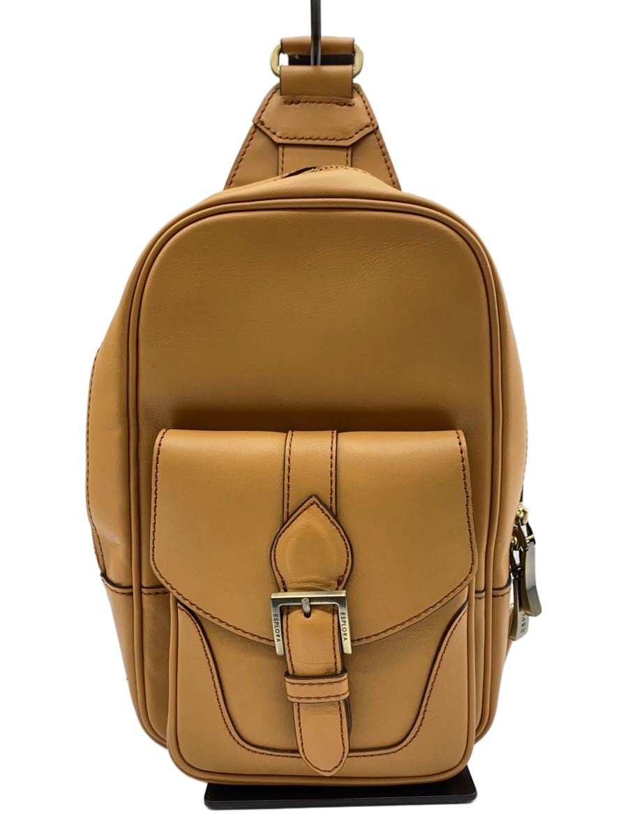 【中古】PELLE MORBIDA◆ESPLORA by/ボディバッグ/ワンショルダーバッグ/レザー/BEG【バッグ】｜2ｎｄ STREET 店