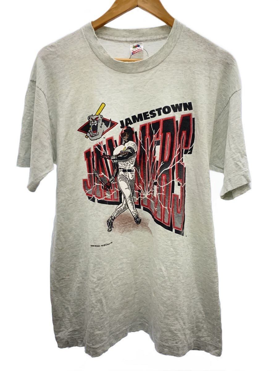 【中古】FRUIT OF THE LOOM◆プルオーバー/L/綿織物/GRY/JAMESTOWN【メンズウェア】