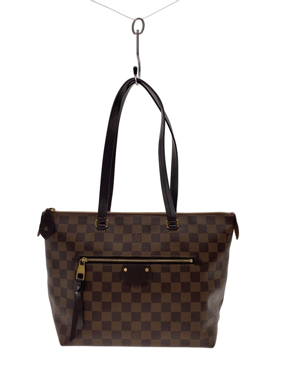 【中古】LOUIS VUITTON◆イエナPM_ダミエ・エベヌ/PVC/BRW【御徒面子】