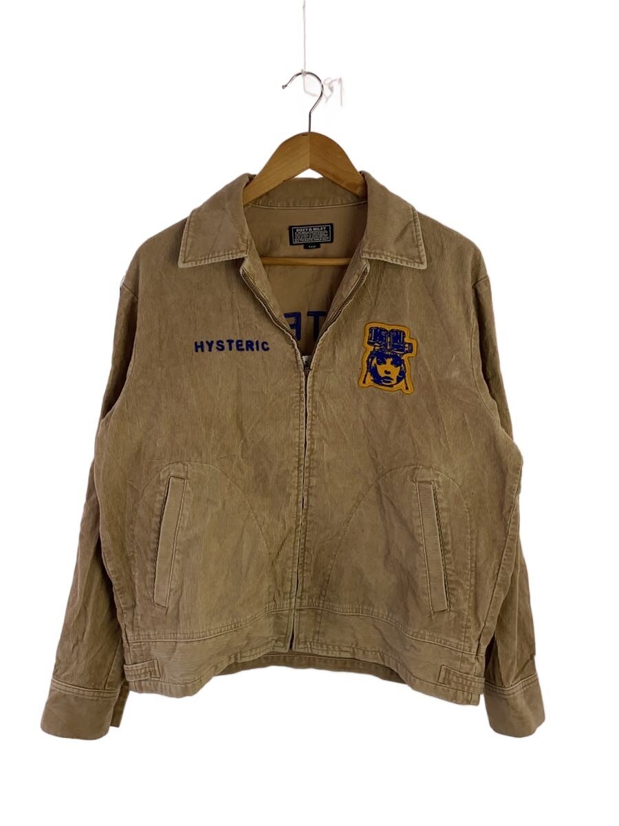 【中古】HYSTERIC GLAMOUR◆ジャケット/L/コットン/ベージュ/02213AH04【メンズウェア】｜2ｎｄ STREET 店