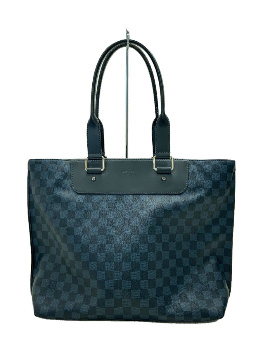【中古】LOUIS VUITTON◆カバ・ヴォワヤージュ_ダミエ・グラフィット_BLK/PVC/BLK//【御徒面子】