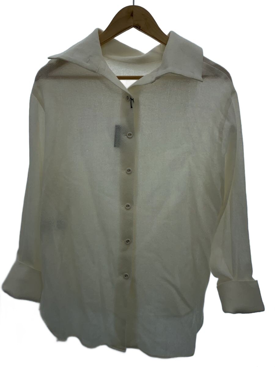 【中古】SINME◆長袖シャツ/FREE/ウール/WHT/無地/S23AW-01【レディースウェア】｜2ｎｄ STREET 店