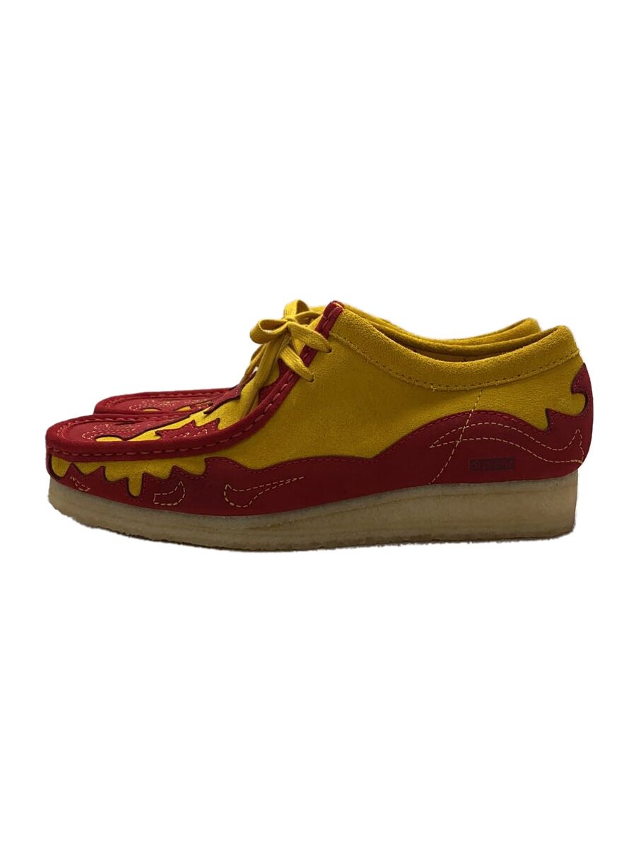 【中古】Clarks◆シューズ/26.5糎/YLW/スウェード/×Supreme/23SS【シューズ】