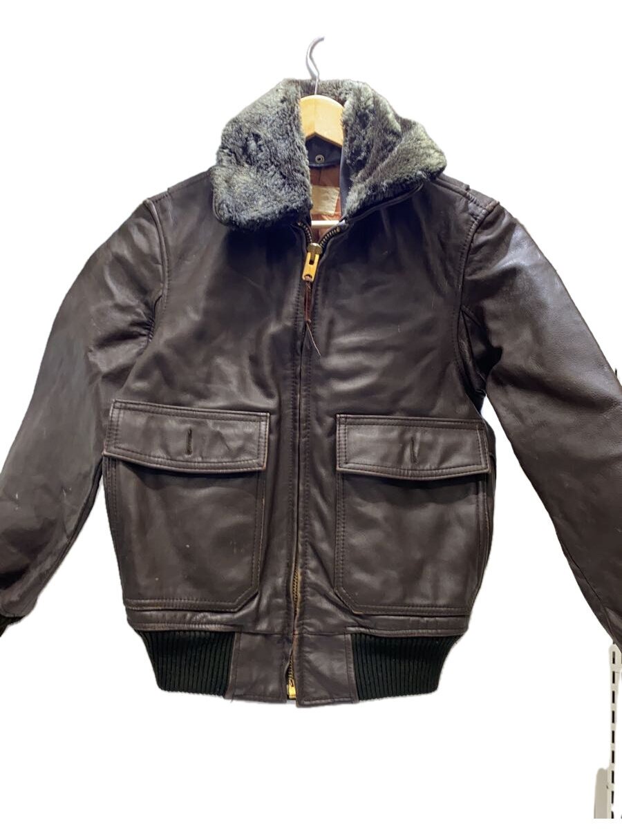 【中古】U.S.NAVY◆フライトジャケット/--/レザー【メンズウェア】｜2ｎｄ STREET 店