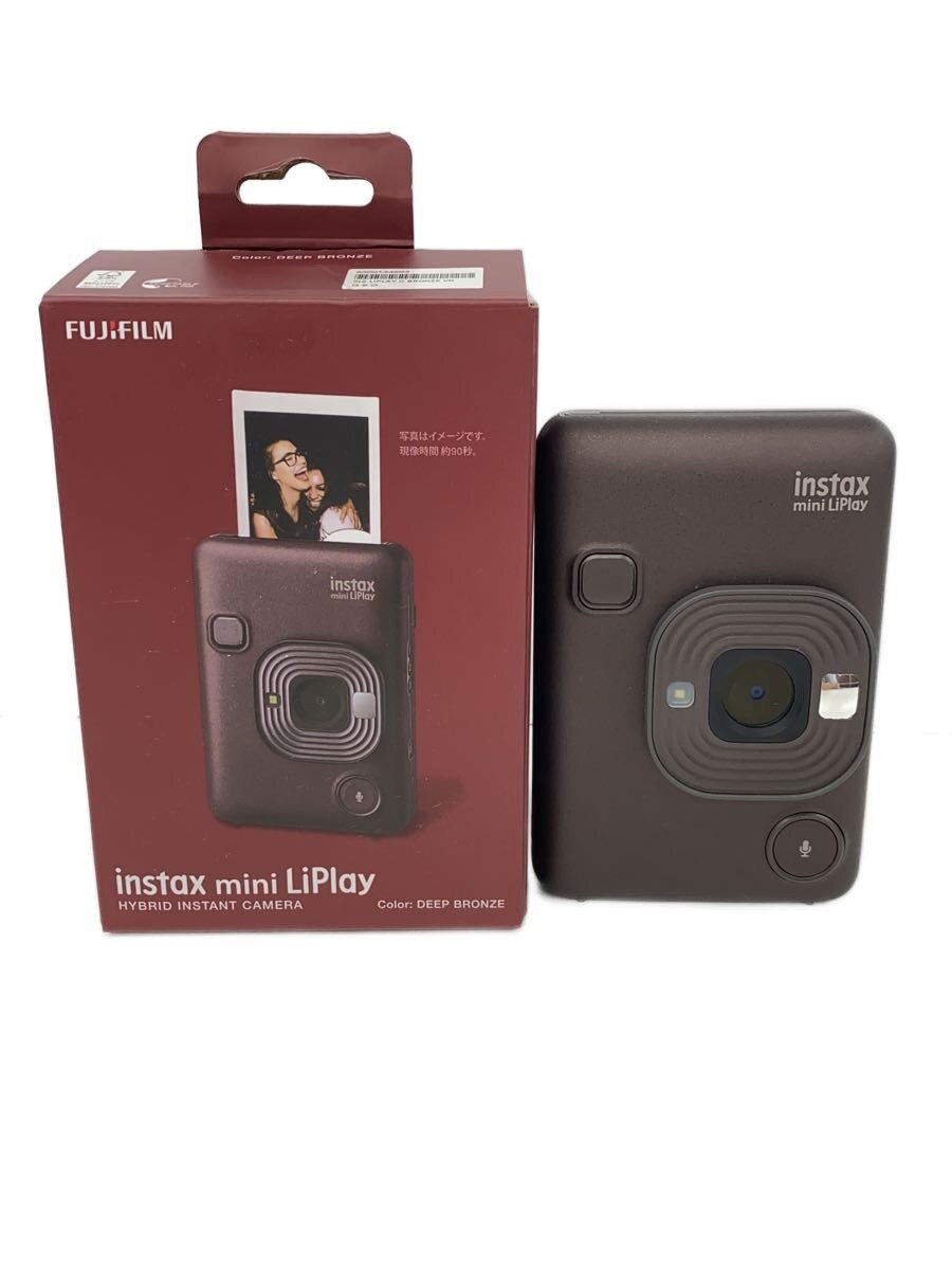 【中古】FUJIFILM◆instax mini LiPlay DEEP BRONZE/コンパクトデジタルカメラ【カメラ】|2nd STREET 店