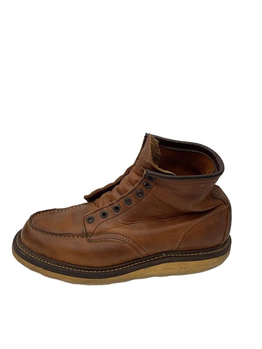 【中古】RED WING◆ブーツ/US9.5/BRW/なめし革/1907【シューズ】