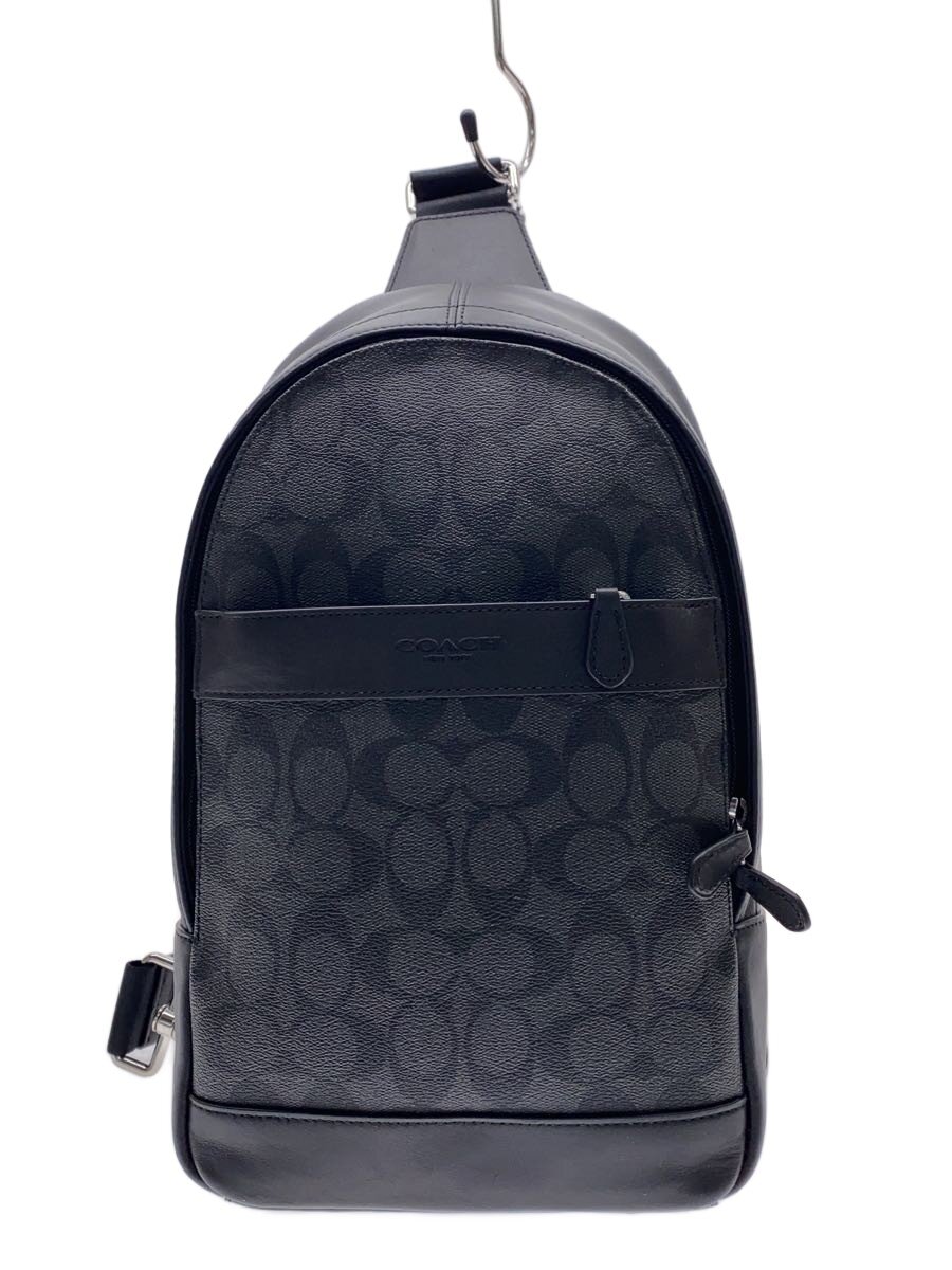 【中古】COACH◆御徒面子/PVC/GRY/総柄/54787【御徒面子】