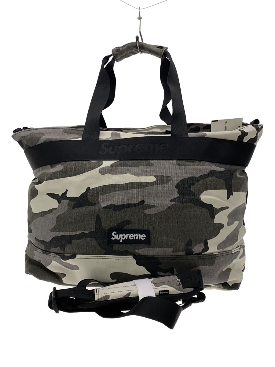 【中古】Supreme◆25SS/ToteBag/ボックス席ロゴタイプ/Snow Camo【御徒面子】