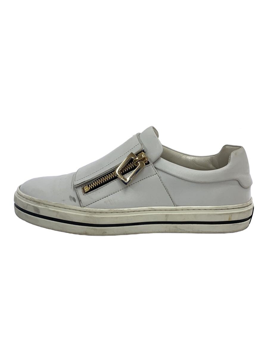 【中古】Roger Vivier◆ロジェヴィヴィエ/ローカットスニーカー/35.5/WHT/白いこと/ゴールド金具【シューズ】