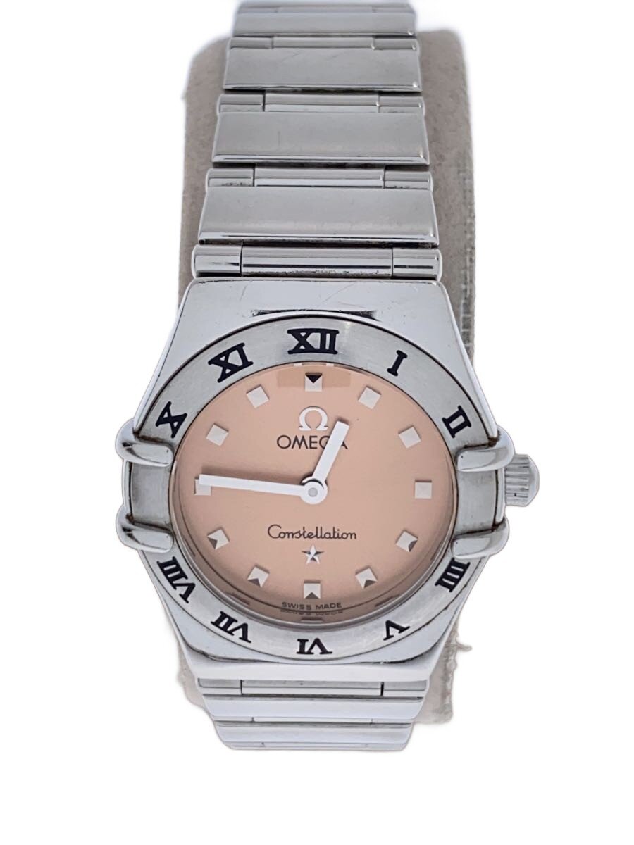 【中古】OMEGA◆石英ウォッチ/アナログ/GLD/SLV/1561.61【服飾雑貨他】