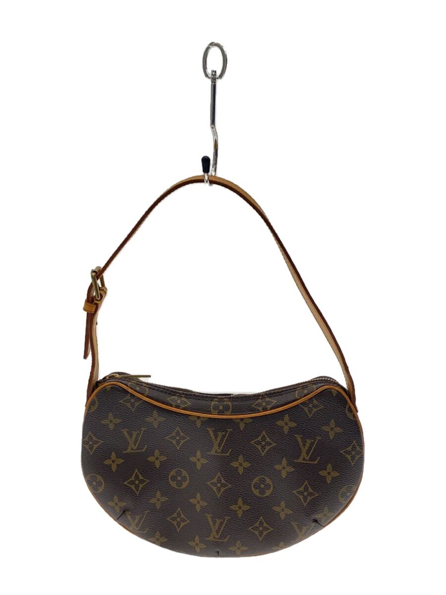 【中古】LOUIS VUITTON◆ポシェット・クロワッサン_モノグラム・キャンバス_BRW/PVC/BRW【バッグ】|2nd STREET 店