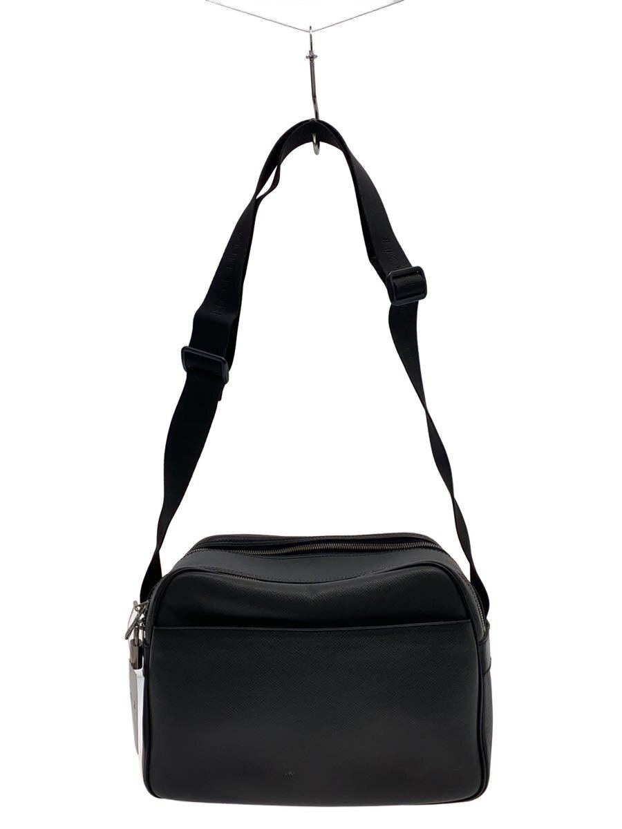 【中古】LOUIS VUITTON◆通信員_引き分けガ/PVC/BLK//【御徒面子】