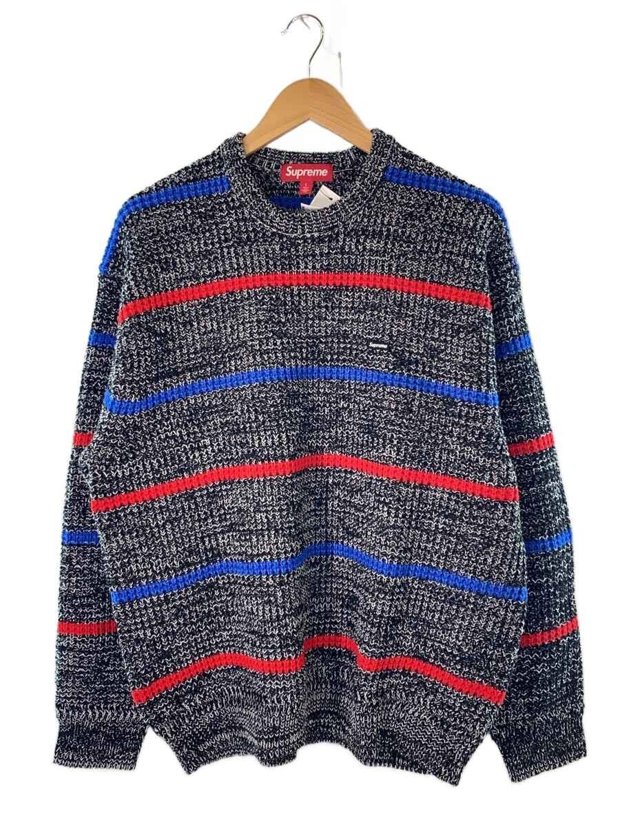 【中古】Supreme◆24AW/編み物・スウェーター(朦々たる)/L/アクリル樹脂/BLK【メンズウェア】