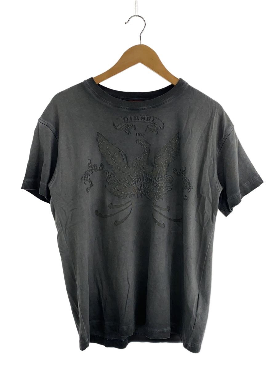 【中古】DIESEL◆プルオーバー/S/綿織物/GRY/t-norm-t9【メンズウェア】