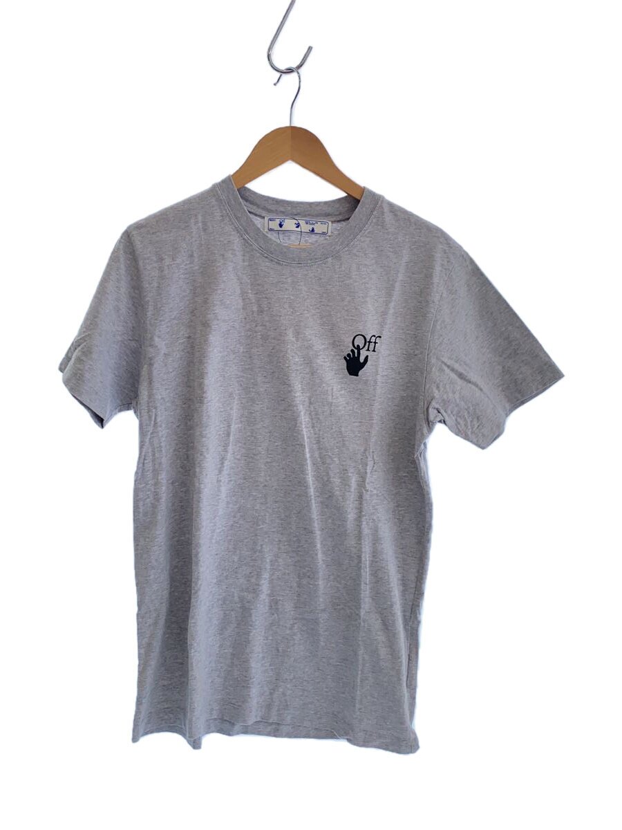 【中古】OFF-WHITE◆オフホワイト/21SS/MARKER S/S SLIM TEE/Tシャツ/M/コットン/グレー/灰【メンズウェア】｜2ｎｄ STREET 店