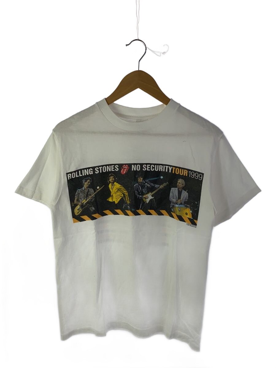 【中古】ANVIL◆ティーシャツ/M/綿織物/WHT/ROLLING STONES NOSECURITY TOUR 1999【メンズウェア】
