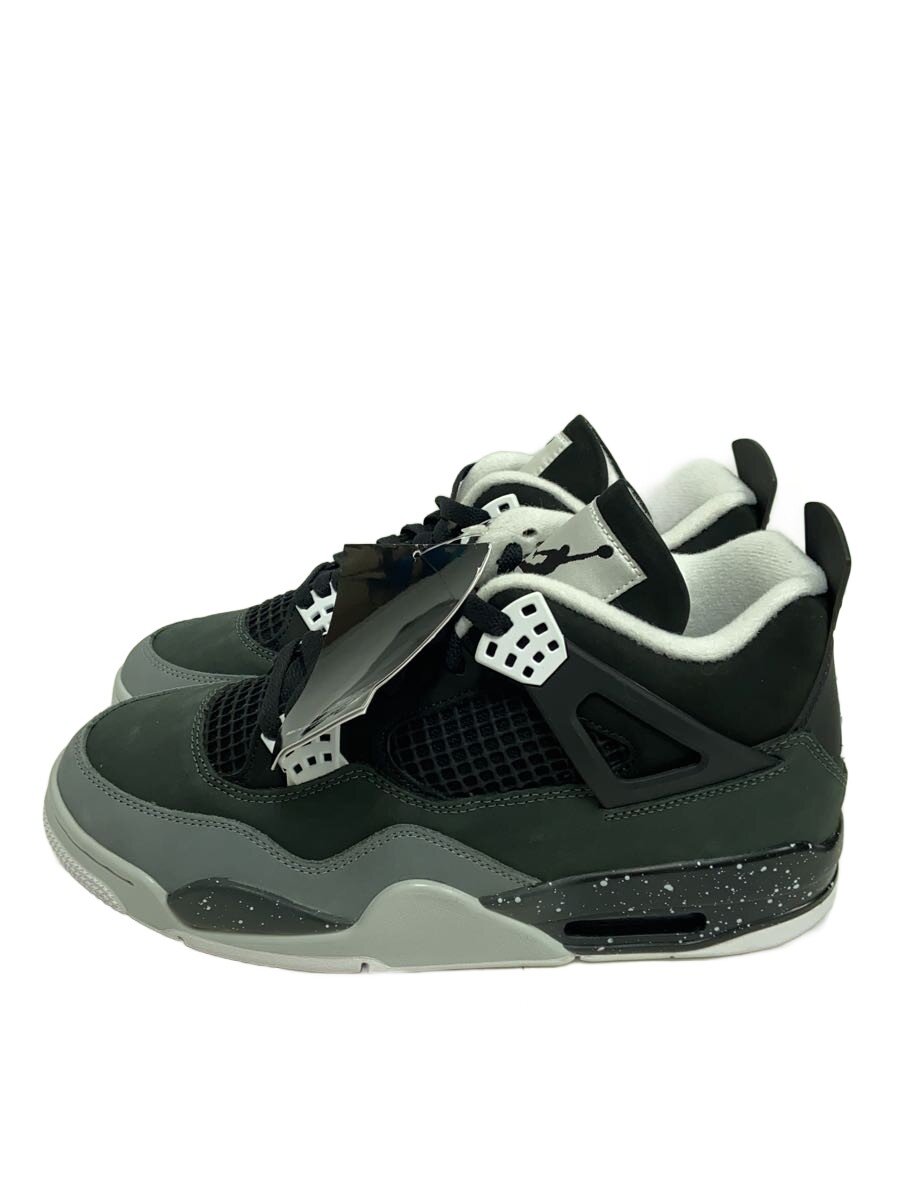 【中古】NIKE◆AIR JORDAN 4_大気圏 ジョーダン 4/27糎/BLK【シューズ】