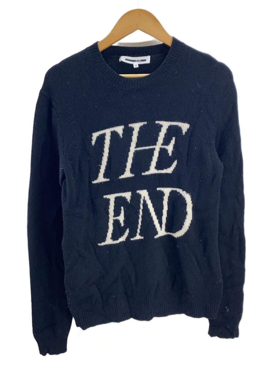 【中古】Alexander McQueen◆THE END/ニット・セーター(厚手)/M/ウール/BLK/KRQN-HA-2001/使用感有【メンズウェア】|2nd STREET 店