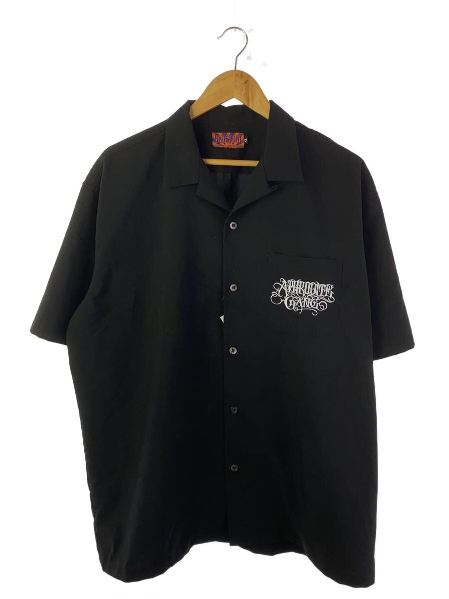 【中古】BUDSPOOL◆半袖ティーシャツ/XL/人絹/黒いこと/無地/毛玉あり/葉巻きタバコ臭有【メンズウェア】