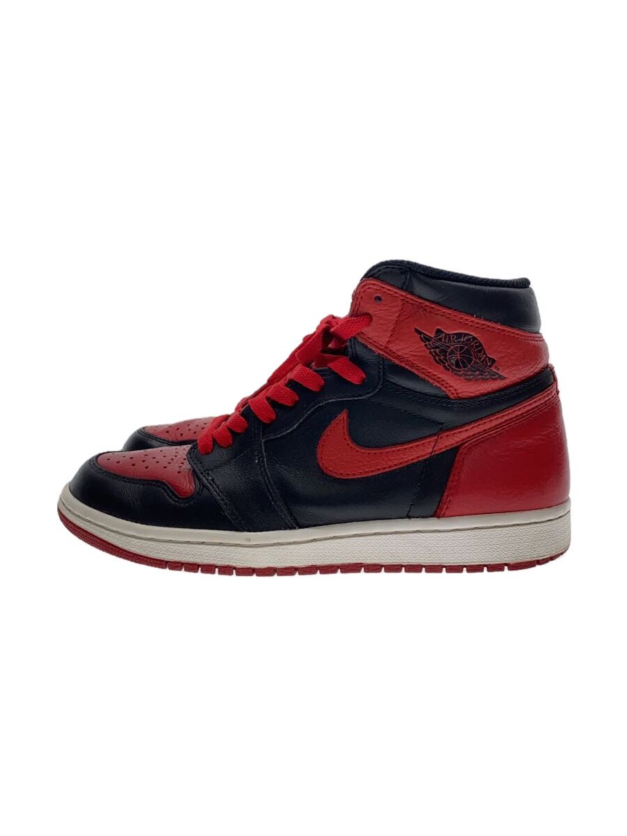 【中古】NIKE◆AIR JORDAN 1 RETRO HIGH OG Bred/履き皺・汚れ有/26/555088-001//【シューズ】