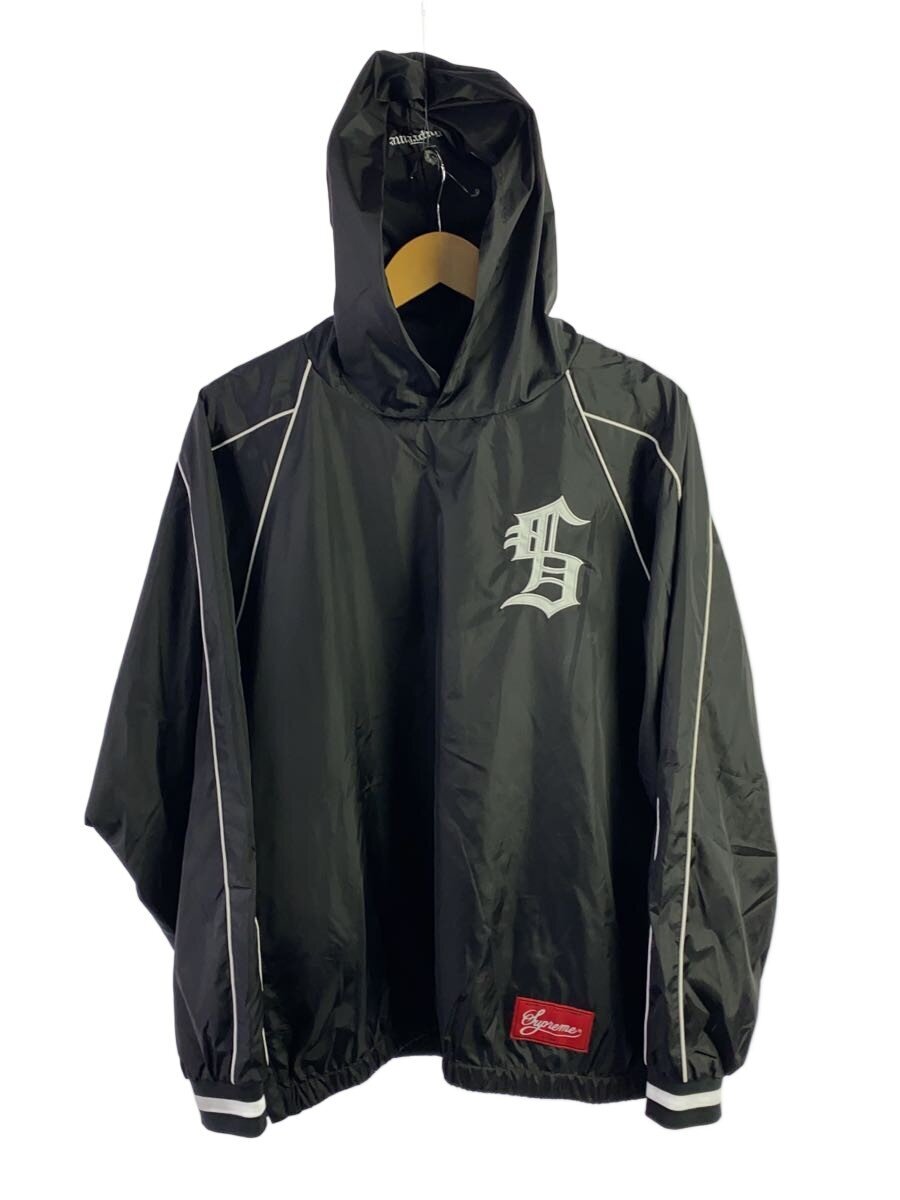 【中古】Supreme◆HOODED WARMUP PULLOVER/パーカー/M/ナイロン/BLK/無地//【メンズウェア】|2nd STREET 店