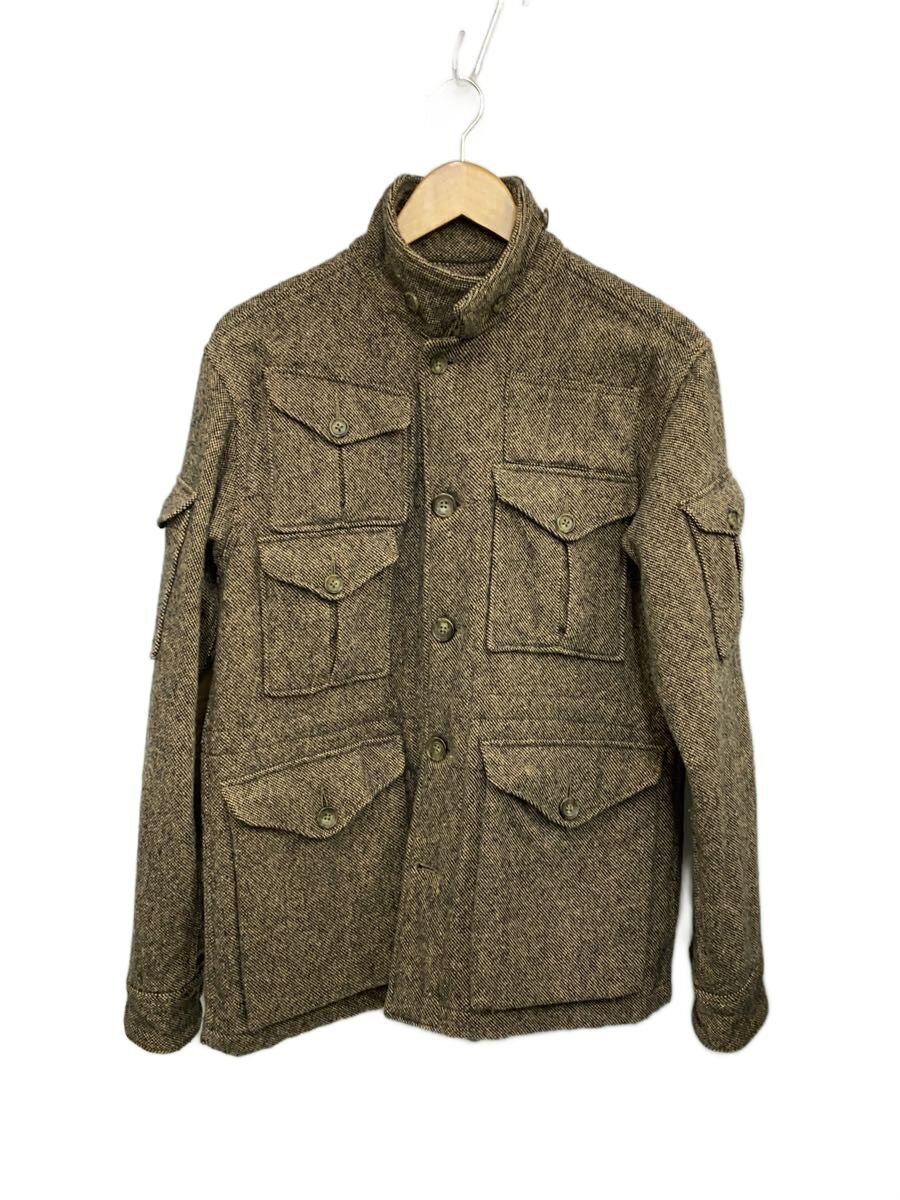 【中古】Engineered Garments◆Expedition Jacket Homespun/ジャケット/M/ウール/BRW/チンストラップ欠品/? NULL ?//【メンズウェア】|2nd STREET 店