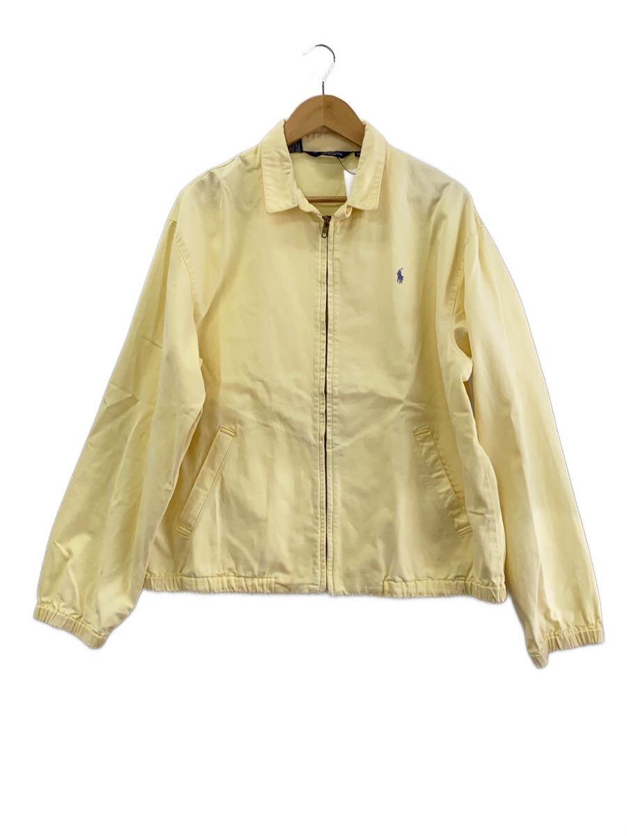 【中古】POLO RALPH LAUREN◆上衣/M/綿織物/YLW/USA製//【メンズウェア】